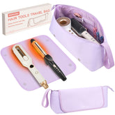MOKURA hot hair tools travel bag shows magnetic snaps for quick setup and use