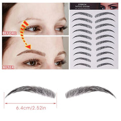 Molain 4D eyebrow tattoos application steps guide for quick at-home grooming