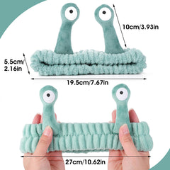 Molain palm-snail headband pink design ideal for spa and makeup routines.