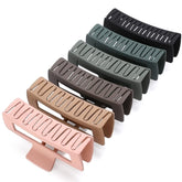 Molizummy 5inch extra-large hair clip close-up showing matte finish for secure hold on thick hair.