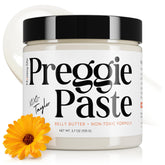 MOMMY LIFE Preggie Paste Belly Butter bottle showing nourishing moisture for mom and baby skin