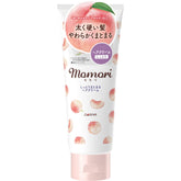 momori thick moist hair cream bottle demonstrates hydrating formula for smoother, manageable thick hair.