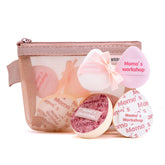 Momo's Workshop mini denim sponge 18mm for precise concealer layering.