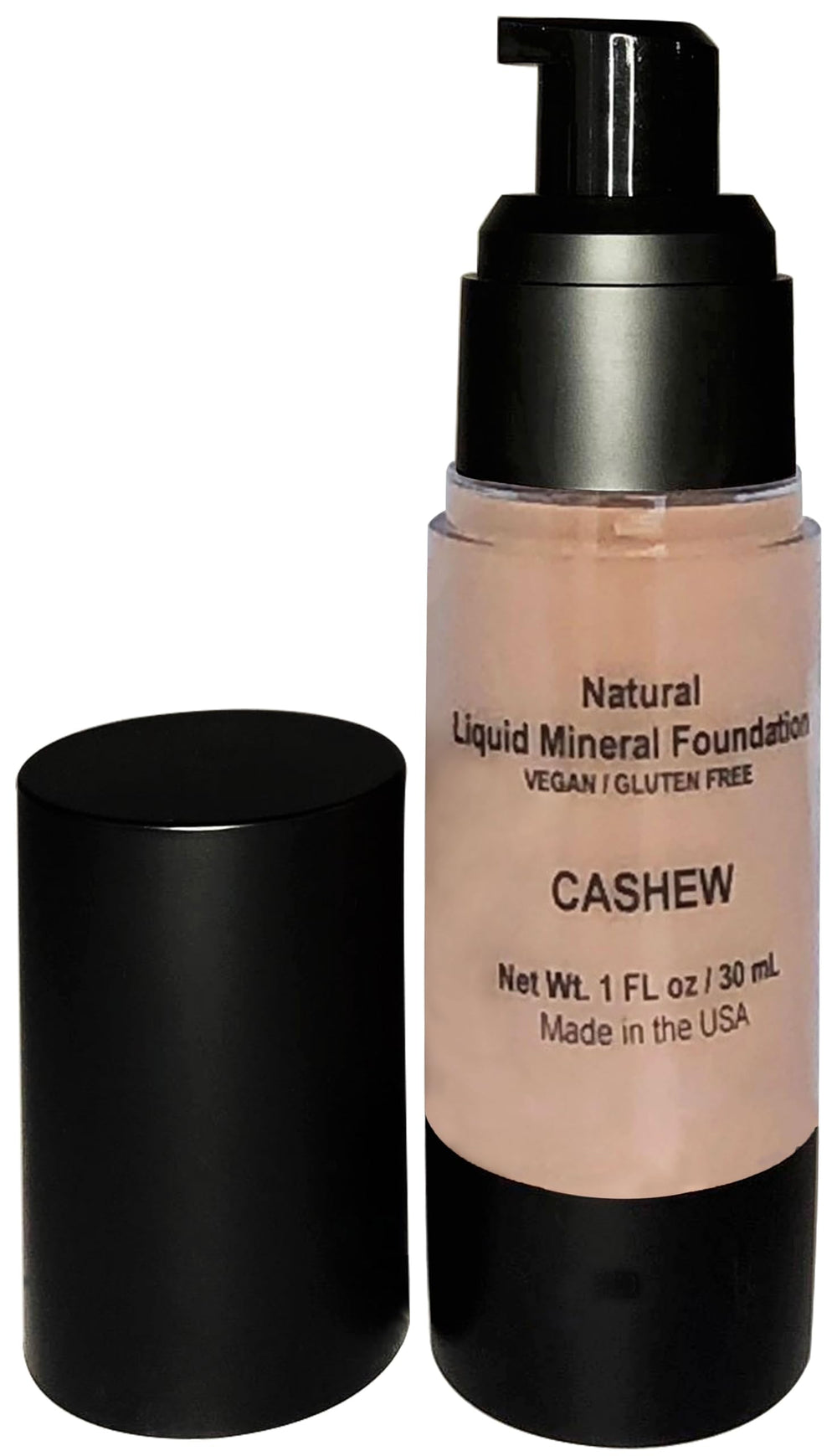 Mom's Secret foundation cashew bottle shows natural finish for everyday coverage
