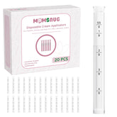 Momsnug disposable vaginal applicator with round tip provides gentle insertion and controlled dosing.