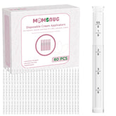 Momsnug disposable vaginal applicators 60-pack packaging keeps hygiene and travel-ready convenience.