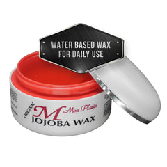Mon Platin Professional hair wax bottle close-up showing glossy finish potential