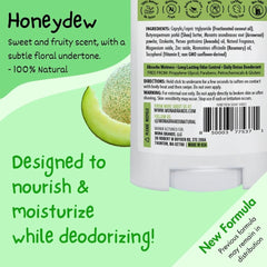 MONA Honeydew deodorant application offers smooth glide for sensitive, young skin.