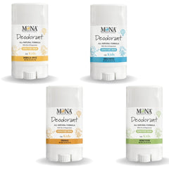 MONA travel-size deodorant kids pack front view 4pk for on-the-go freshness