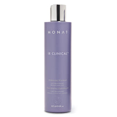 MONAT IR Clinical Thickening Shampoo bottle promotes fuller-looking hair.