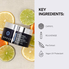 MONAT Replenish Masque vegan UV protectant blocks environmental stress.
