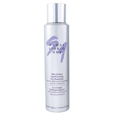 MONAT Studio One Champ bottle closeup—waterless cleansing option for between washes.