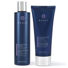 MONAT Volumizing Shampoo bottle front shows lift for fuller, voluminous hair