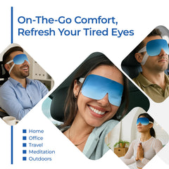 MONIER steam eye mask heat therapy shows 20–30 minutes of warmth.