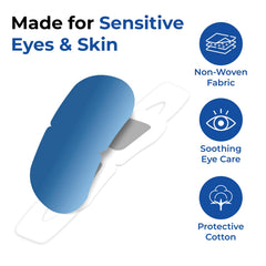 MONIER steam eye mask soft cotton fabric close-up for skin comfort.