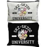 MONNYCAR Stay Fandom makeup bag front view with double-sided print for fan gifts