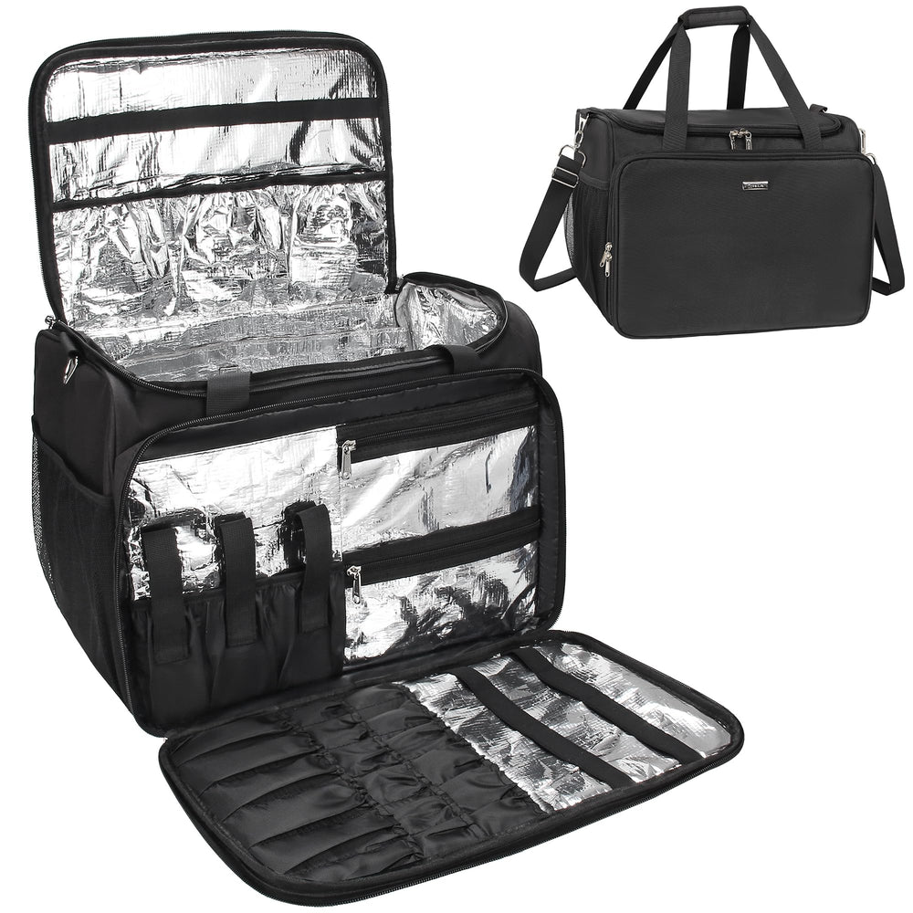 MONSTINA professional hairdressing bag front view with spacious main cavity for tools