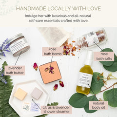 Monsuri new mommy care package bath-essentials: gentle bath routine for new moms