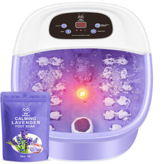 MoodRelish foot spa bath massager heat bubbles for relaxing foot soak