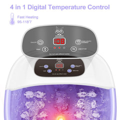 MoodRelish foot spa massager with adjustable temperature control for comfort