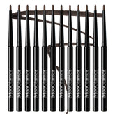 MooGlamor brown gel eyeliner pack of 12 with retractable tips for bold definition.