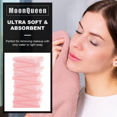 moonqueen soft absorbent cloths deliver gentle cleansing on skin