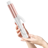 Mooqlizz dual voltage curling iron travel-compact design for global styling.