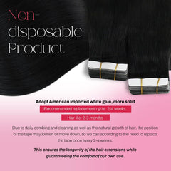 Moresoo invisible white tape closeup demonstrates thin, discreet adhesive