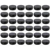 Moretoes 36-pack tins with screw lids for travel-friendly organization and leak prevention