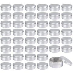 Moretoes 45-pack tins front view, sturdy aluminum for easy DIY storage