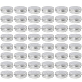 Moretoes 48-pack 2oz tins in silver for portable storage