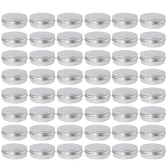 Moretoes 48-pack 2oz tins in silver for portable storage