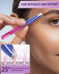 MORGLES pointed-tweezers target fine hairs with accuracy