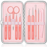 MORGLES Eyebrow Tweezers Kit close-up for precise grooming