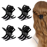 Morhom big-size hair claw clip in black grips thick hair securely for daily wear