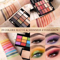 Morneca eyeshadow palette with 60 colors for endless shades