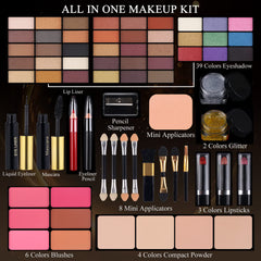 MORNECA makeup kit built-in mirror helps precise application during travel