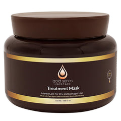 Moroccan Gold Series Treatment Mask packaging close-up highlighting hydration boost