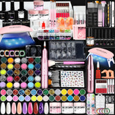 Morovan acrylic nail kit complete set includes all essentials for nail art.