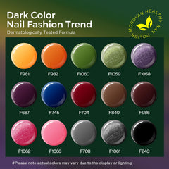 Morovan black nail polish swatch emphasizing bold statement nail art