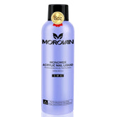 Morovan monomer nail liquid 8oz pour for smooth acrylic application.