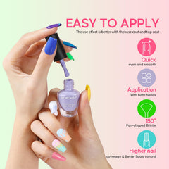 Morovan base coat preps nails for longer wear and even color.