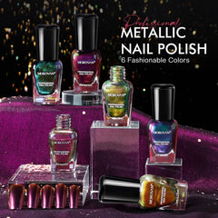 Morovan nail polish bottle shows a glossy finish for high-impact color.