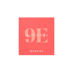 Morphe 9E Pretty In Peach palette packaging highlighting compact design and portability