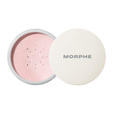 Morphe Jumbo Bake & Set powder jar demonstrates a soft, long-wear finish.