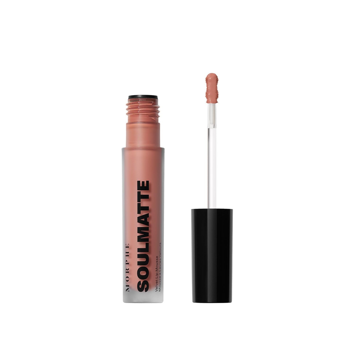 Morphe Soulmatte air-whipped texture close-up shows featherlight color and smooth glide.