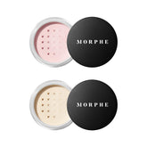 Morphe Totally Set Mini compact open shows translucent finish for all skin types