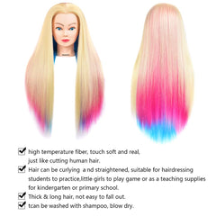 MORRIS high-temperature synthetic fiber hair detail for heat styling practice.