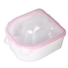 MosBug Nail Spa bowl front view shows sturdy, easy-clean design for repeated sessions.