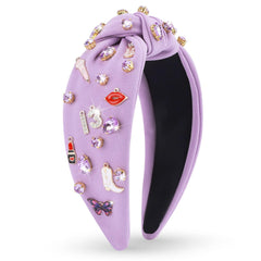 MOSOTECH music jeweled knotted headband guitar sparkle for stage-ready style